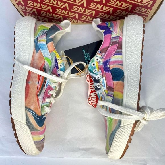 VANS UltraCush Ultrarange Chris Johanson Unisex MultiColor Swirl - Picture 4 of 13